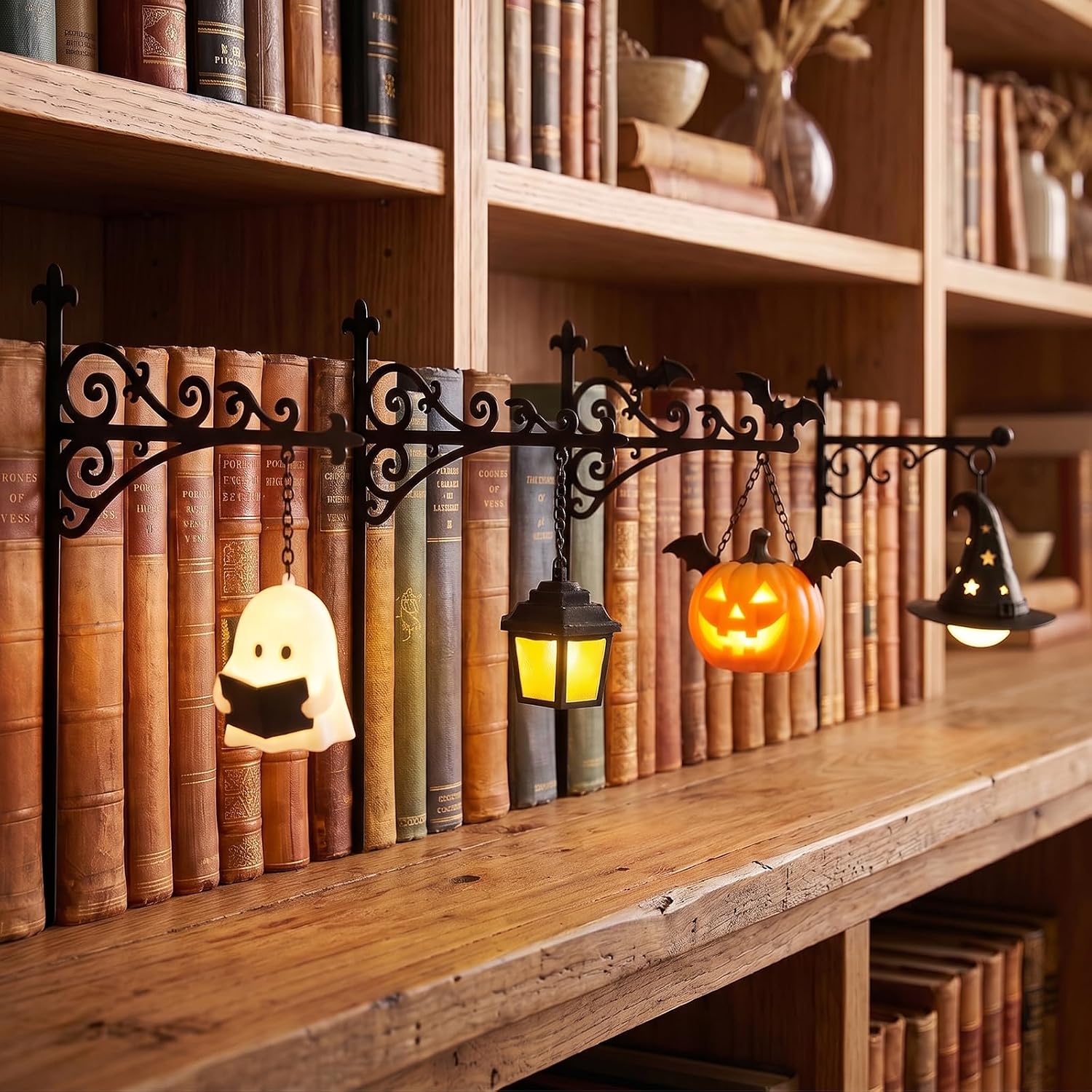 Lighting Decoration For Home - 라이브러리 랜턴-장식용 책장 조명 독서 공간