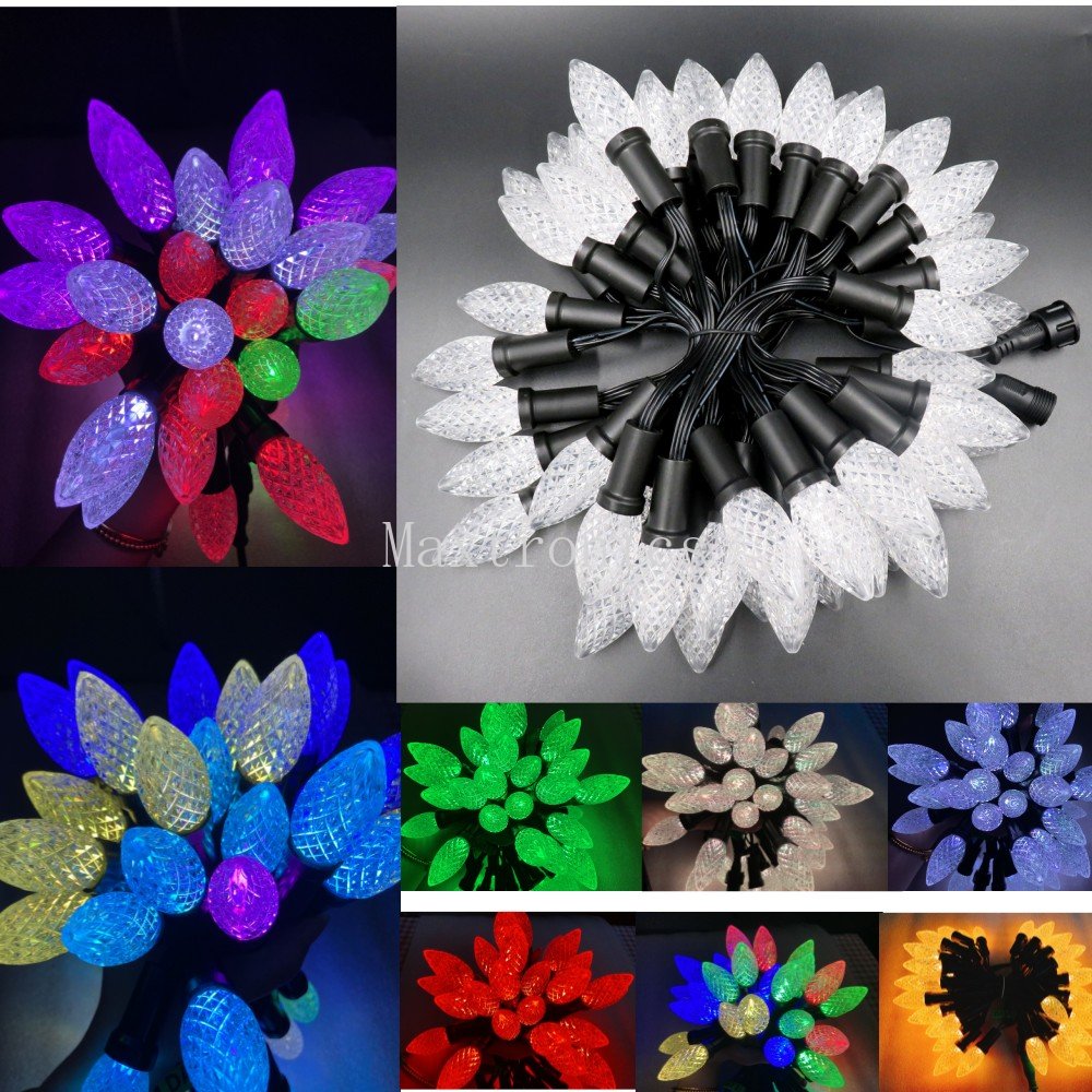 Decor Lighting Address - 새로운 50leds/String C9 DC12V WS2811 RGB