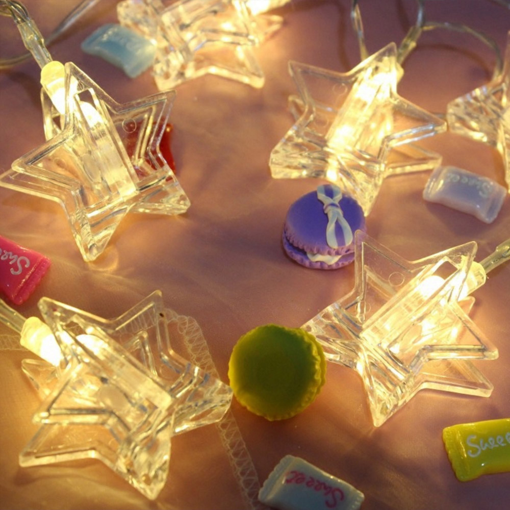 Lighting Room Decor Photo - 3M 10M LED 별 모양 사진