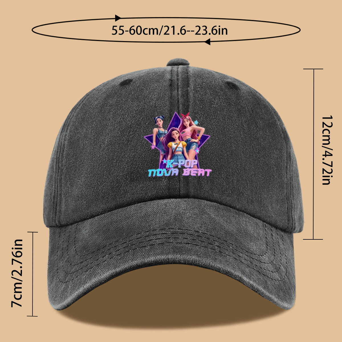 Nova Decor & Lighting Juletrelys - 1pc K-POP NOVA BEAT 테마 프린트