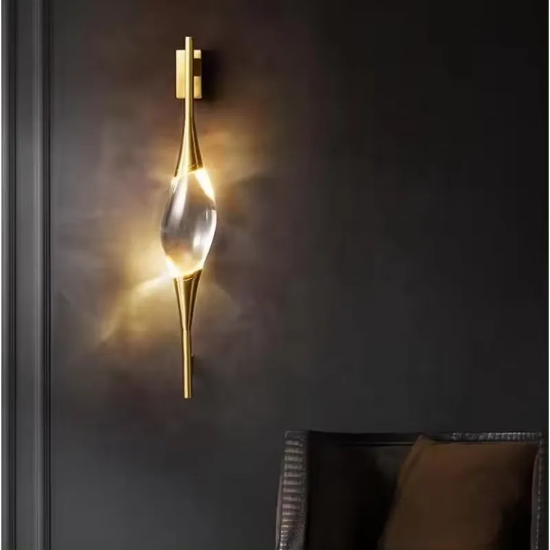 새로운 디자인의 모던한 전체 구리 골드 크리스탈 LED - Lighting Decor Living Room 리뷰 및 가격