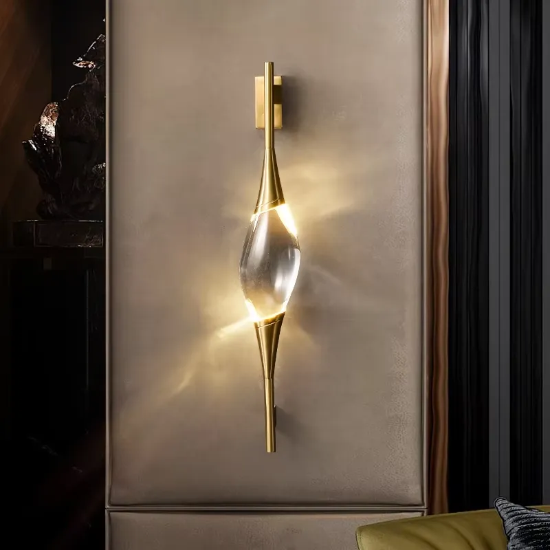 새로운 디자인의 모던한 전체 구리 골드 크리스탈 LED - Lighting Decor Living Room 리뷰 및 가격