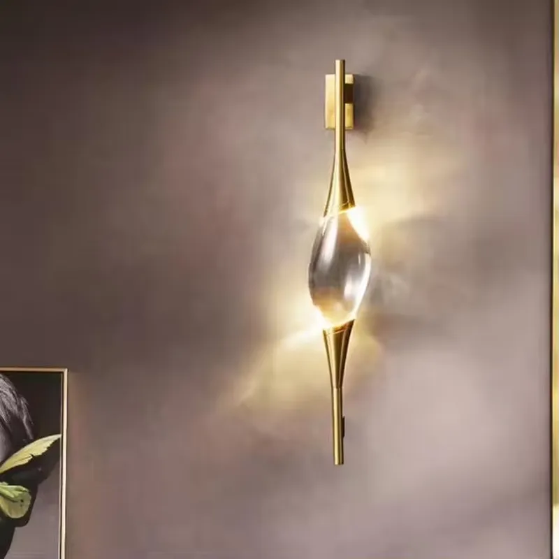 새로운 디자인의 모던한 전체 구리 골드 크리스탈 LED - Lighting Decor Living Room 리뷰 및 가격