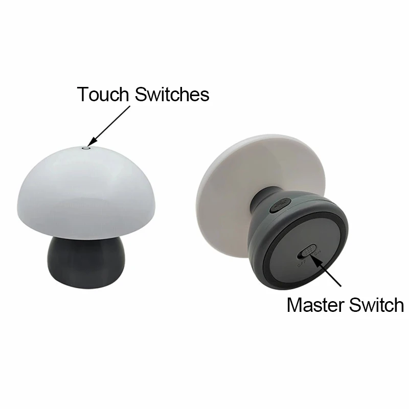 버섯 Led 테이블 램프 충전 터치 데스크 커피 바,  - Mushroom Table Lamp 리뷰 및 가격