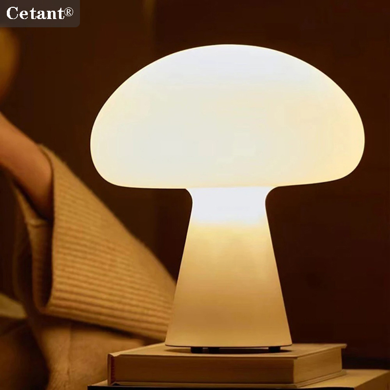 버섯 모양 LED 테이블 램프 무단계 조광 가능 조절  - Mushroom Table Lamp 리뷰 및 가격