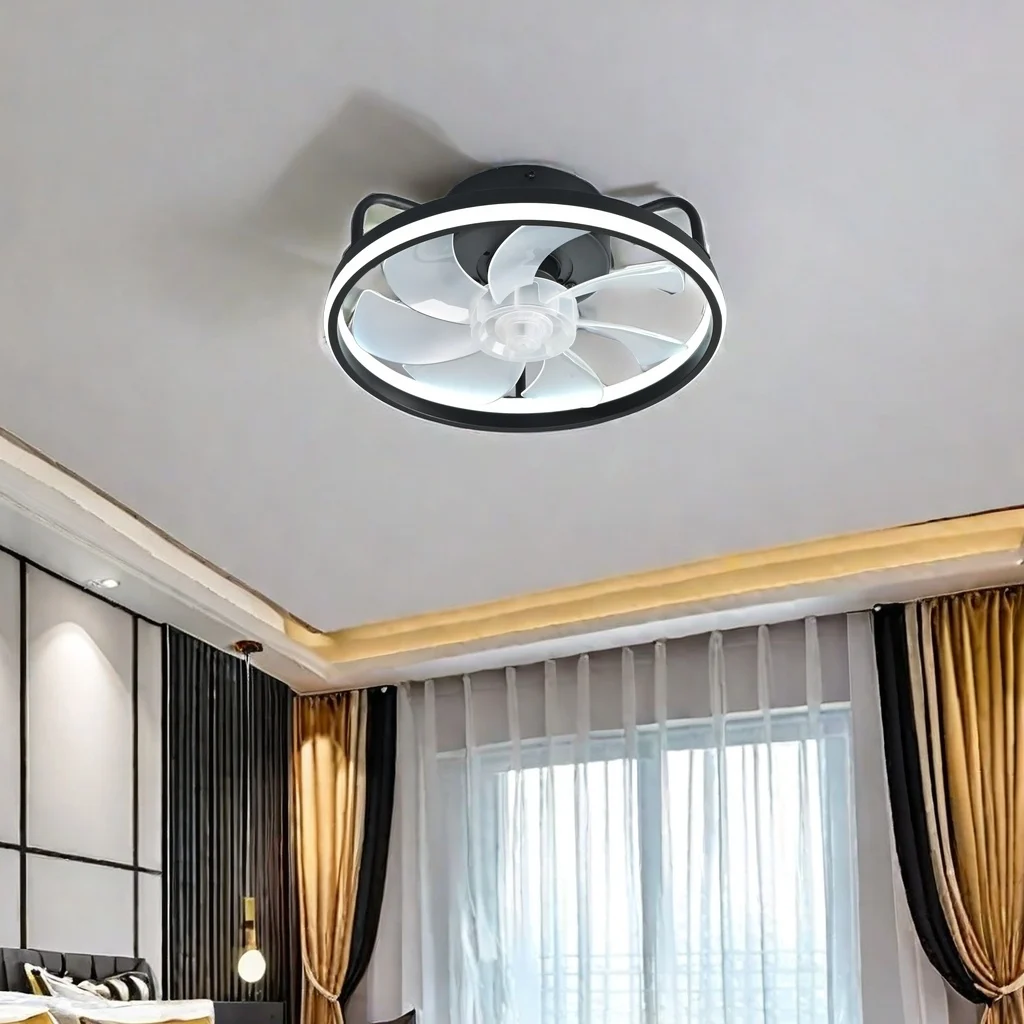 2 in 1 현대 스마트 천장 팬 침실 천장 팬 조명  - Decor Lighting Ceiling Fans 리뷰 및 가격