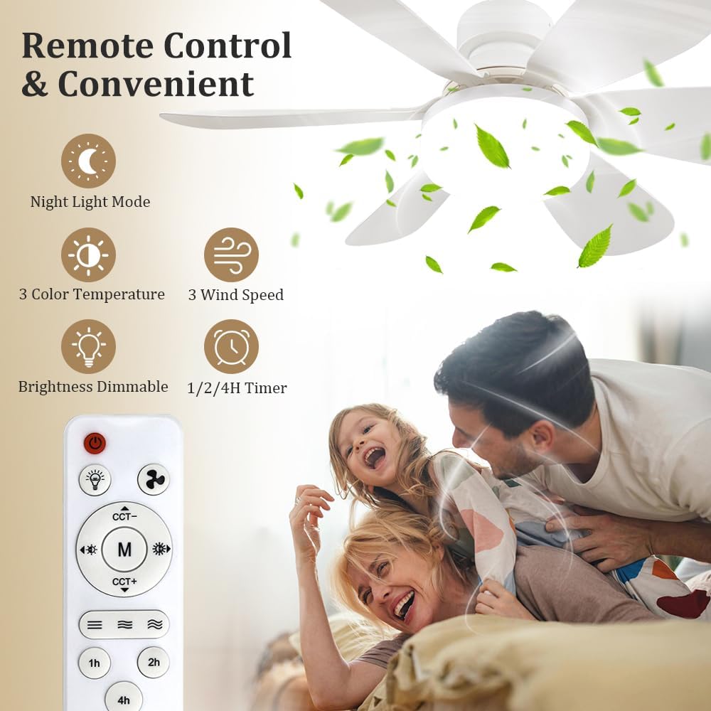 리모컨이 있는 소켓 팬 조명, LED가 있는 소형 천장 - Lighting Decoration For Home 리뷰 및 가격