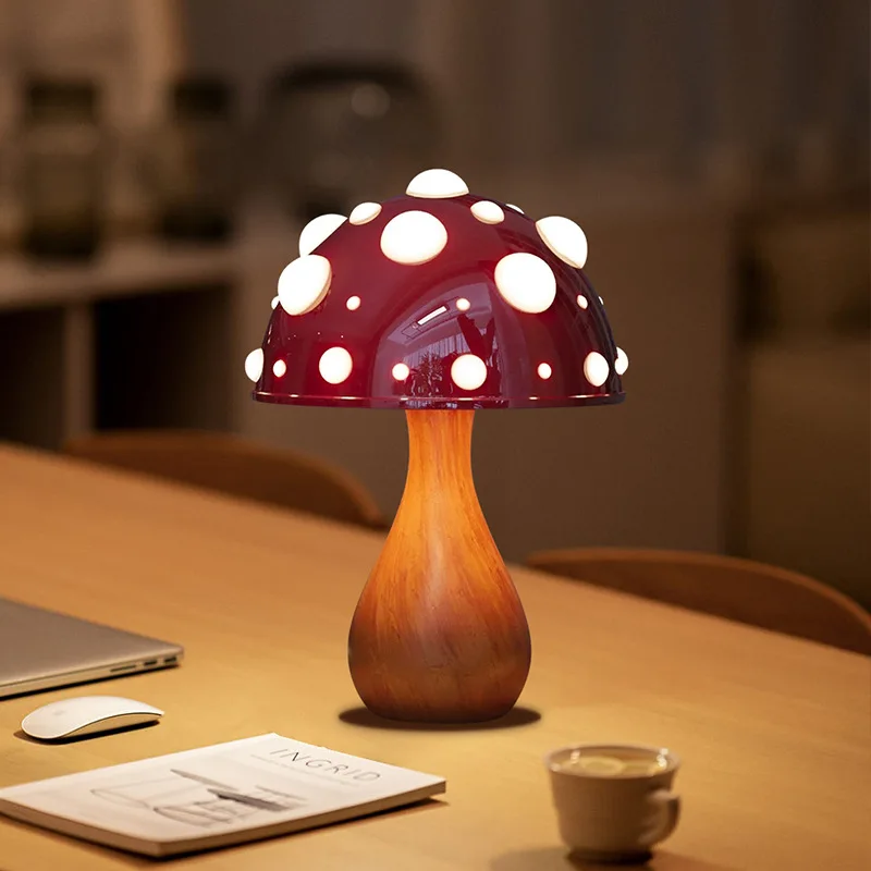 표고버섯 모양 책상 조명 아마니타 버섯 램프 LED G - Mushroom Table Lamp 리뷰 및 가격