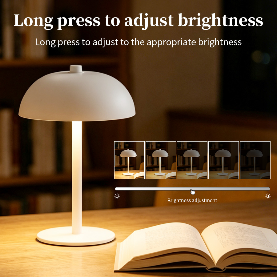 무선 버섯 모양 데스크 램프 3색 터치 컨트롤 디밍 가 - Mushroom Table Lamp 리뷰 및 가격