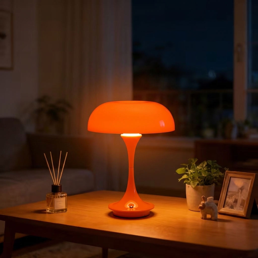 1/2PCS LED 버섯 모양 테이블 램프, USB 충 - Mushroom Table Lamp 리뷰 및 가격