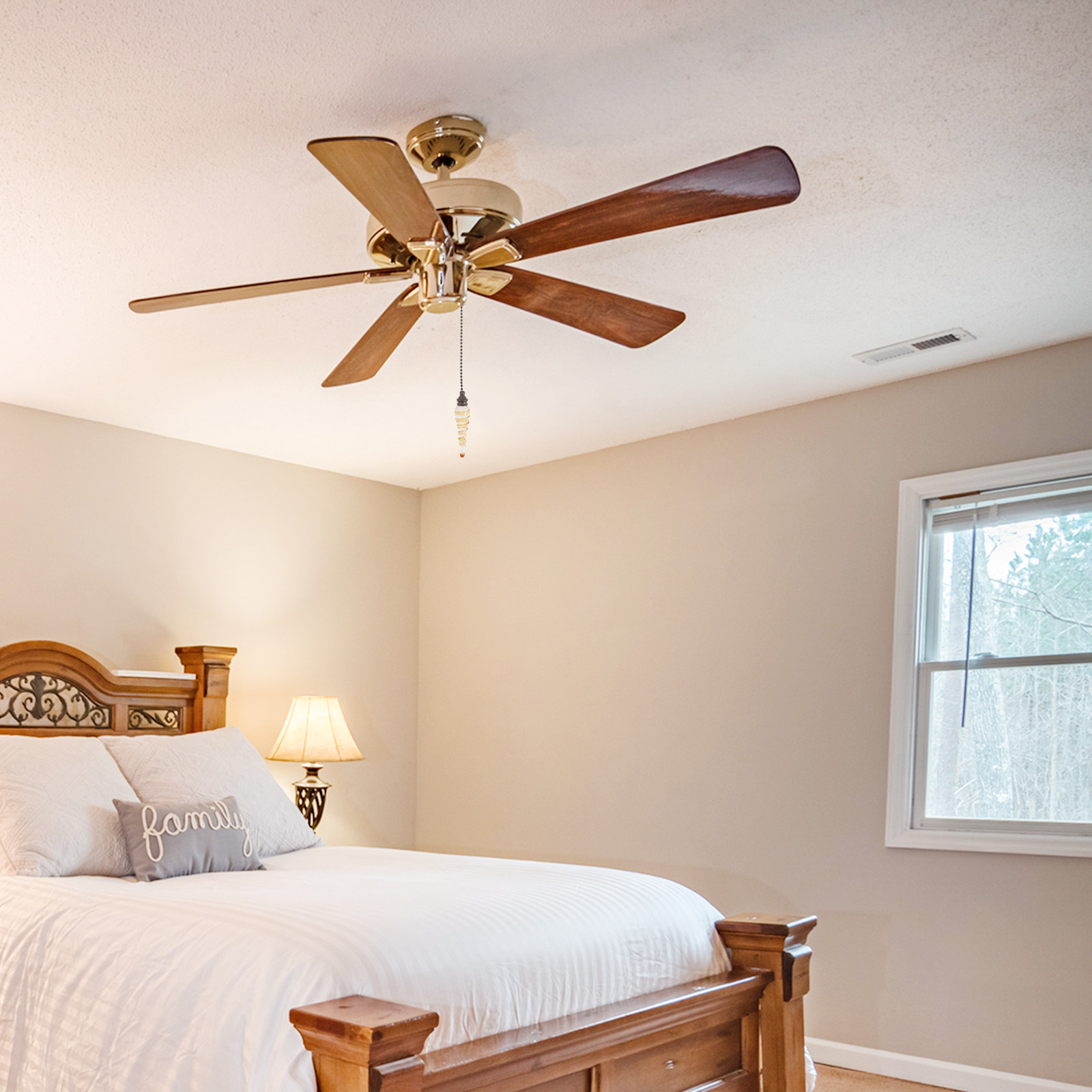 천장 선풍기 풀 체인 유리 금속 펜던트 유럽 스타일 장 - Decor Lighting Ceiling Fans 리뷰 및 가격