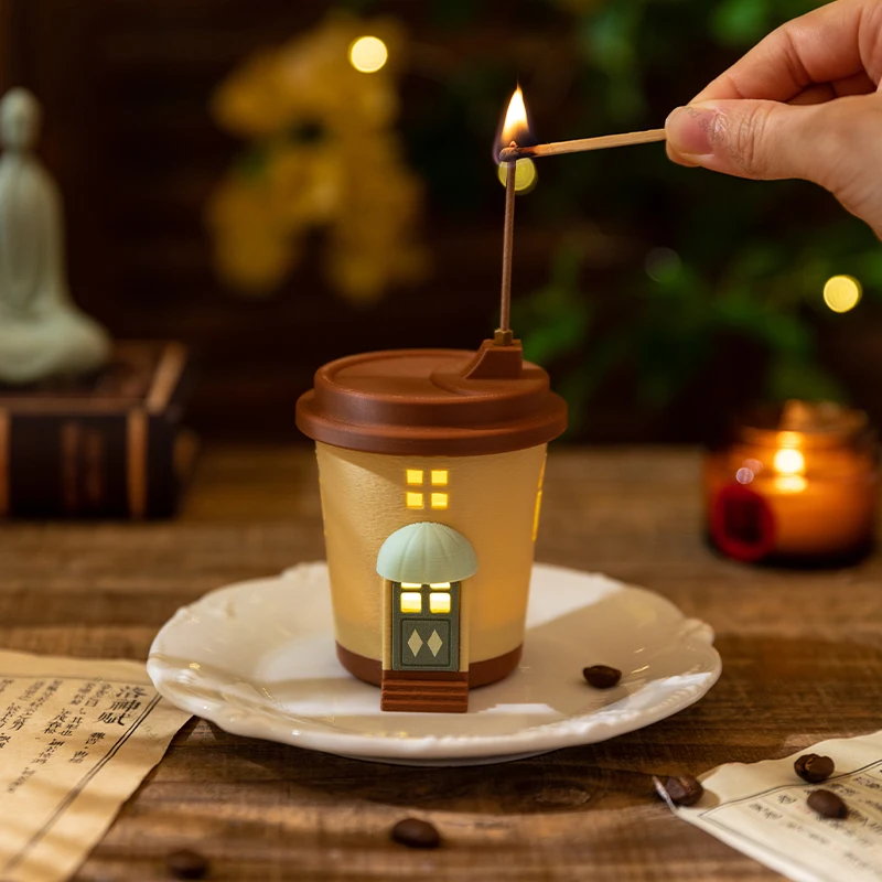 ​ ​ 빈티지 아메리칸 커피 머그잔 야간 조명, 향꽂이 - Lighting Home Decor Ideas 리뷰 및 가격