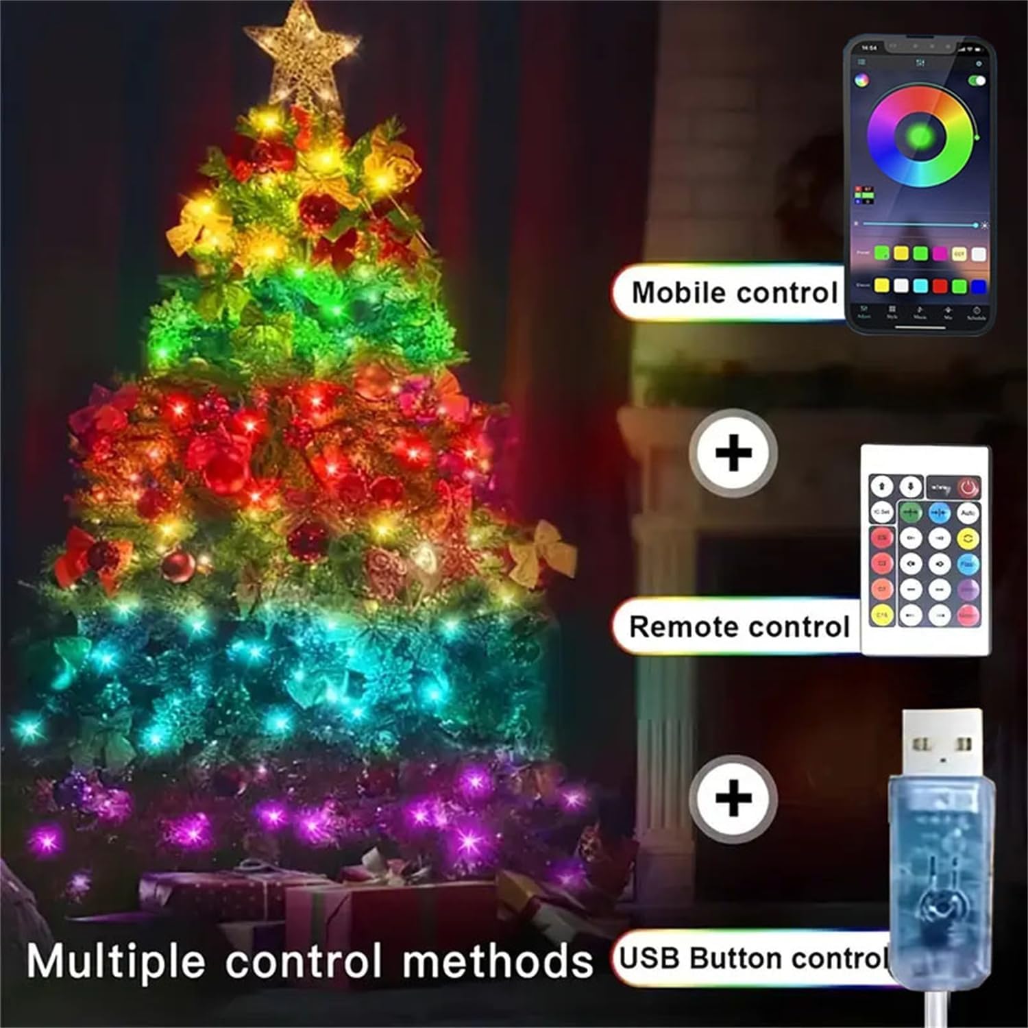블루투스 LED 스트링 조명 USB 5V 드림컬러 RG - Decor Lighting Address 리뷰 및 가격