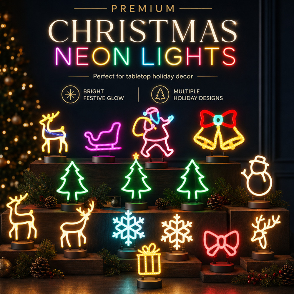 크리스마스 장식 LED 네온사인 조명 사슴 머리 LED - Lighting Tree Decor 리뷰 및 가격