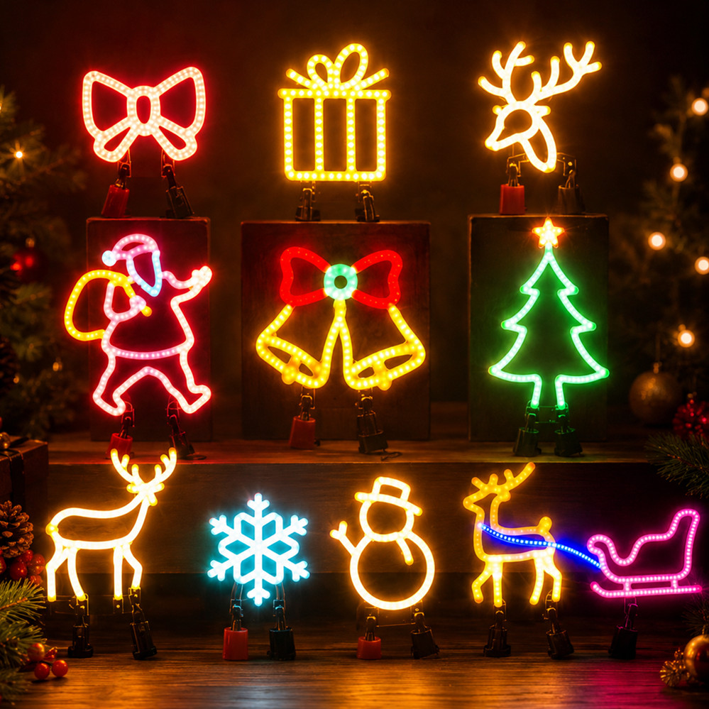 크리스마스 장식 LED 네온사인 조명 사슴 머리 LED - Lighting Tree Decor 리뷰 및 가격