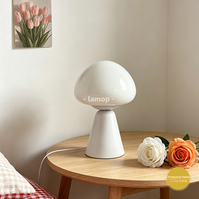 수공예 무라노 코브 버섯 모양 아치형 탁상 램프, 부드 - Mushroom Table Lamp 리뷰 및 가격