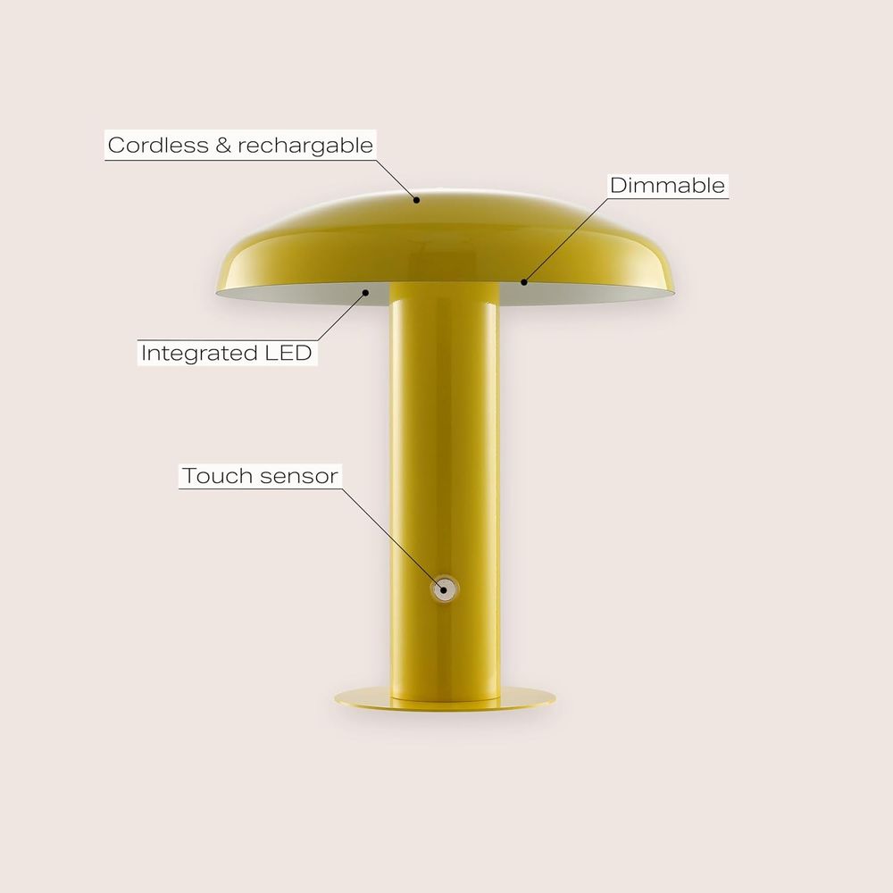 11개의 현대적인 버섯 모양 테이블 램프 - 충전식/무 - Mushroom Table Lamp 리뷰 및 가격
