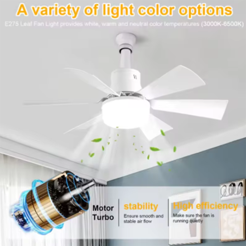 40W E27 LED 천장 팬 조명 디밍 가능 색온도  - Decor Lighting Ceiling Fans 리뷰 및 가격