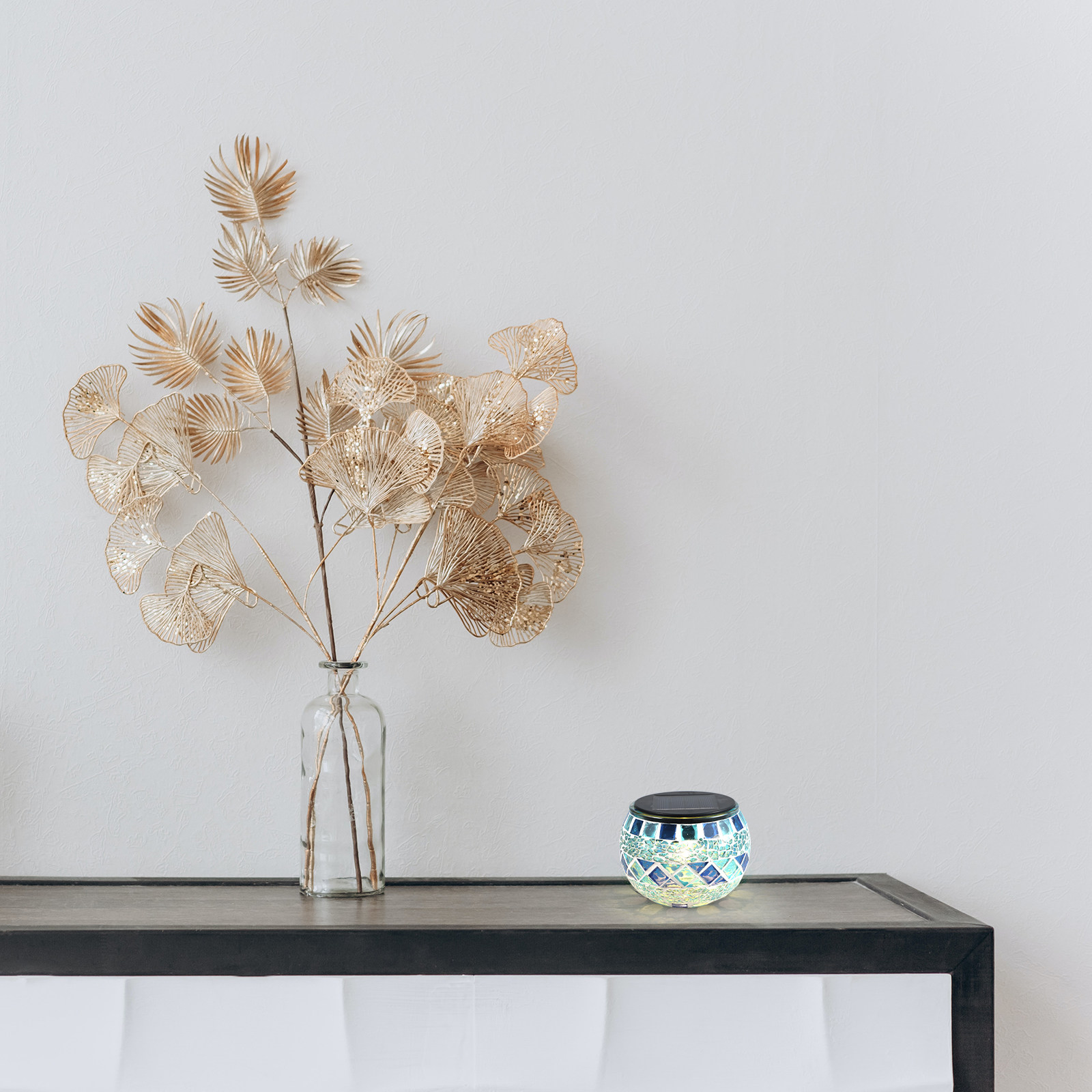 모자이크 라이트 태양광 유리 장식 램프 LED 야드 방 - Decor Lighting Solution 리뷰 및 가격