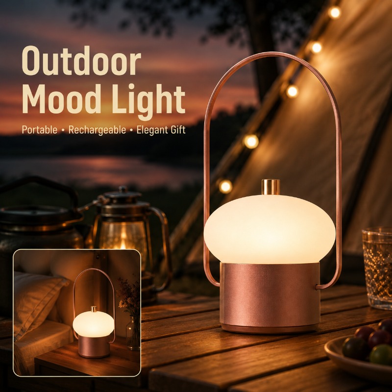 충전식 휴대용 버섯 모양 테이블 램프 야외 캠핑 LED - Mushroom Table Lamp 리뷰 및 가격