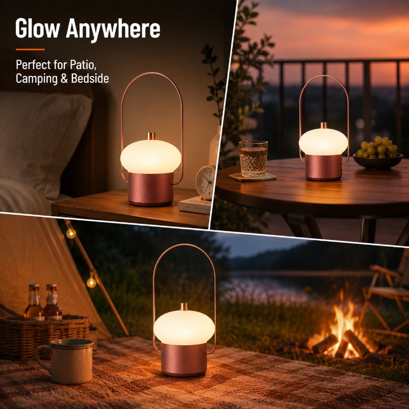 충전식 휴대용 버섯 모양 테이블 램프 야외 캠핑 LED - Mushroom Table Lamp 리뷰 및 가격