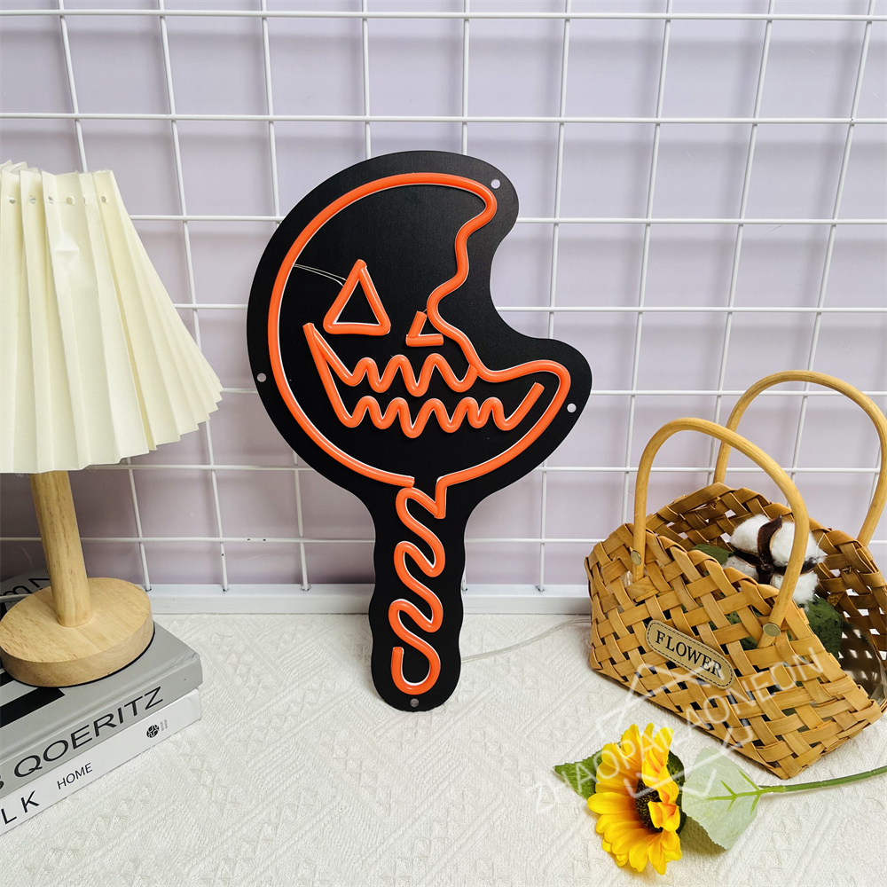 트릭앤트릿 롤리팝 네온사인 할로윈 네온 LED 조명 U - Home Decor Lighting Tricks 리뷰 및 가격