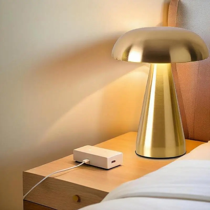 LED 테이블 램프 레트로 버섯 모양 터치 센서 침실  - Mushroom Table Lamp 리뷰 및 가격