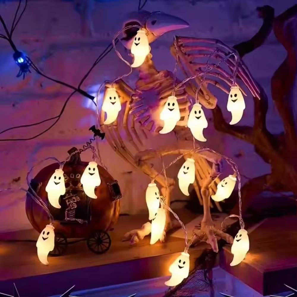 할로윈 호박 박쥐 거미 조명 줄 장식 유령 축제 파티  - Home Decor Lighting Tricks 리뷰 및 가격