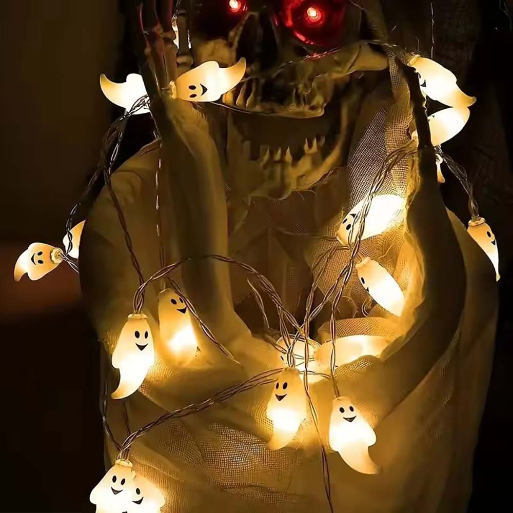 할로윈 호박 박쥐 거미 조명 줄 장식 유령 축제 파티  - Home Decor Lighting Tricks 리뷰 및 가격