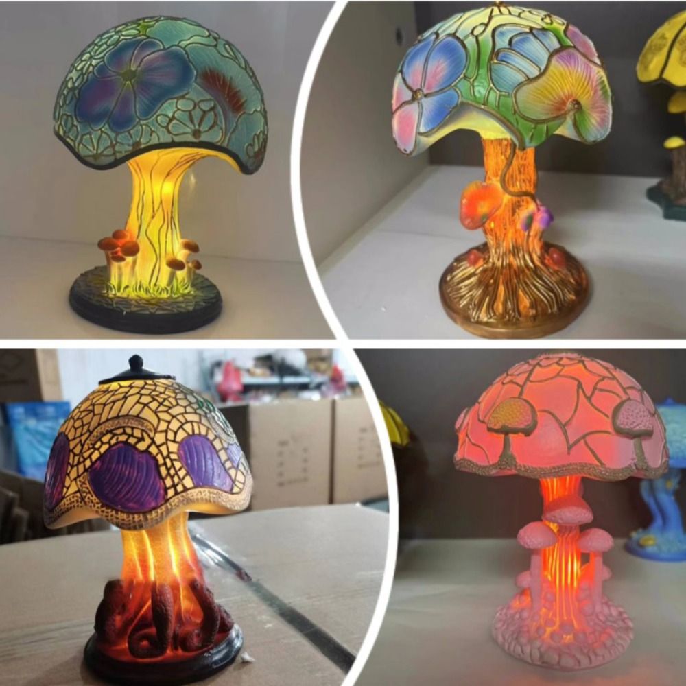 고품질 미적 디자인 테이블 램프, 차분한 조명, 식물  - Mushroom Table Lamp 리뷰 및 가격