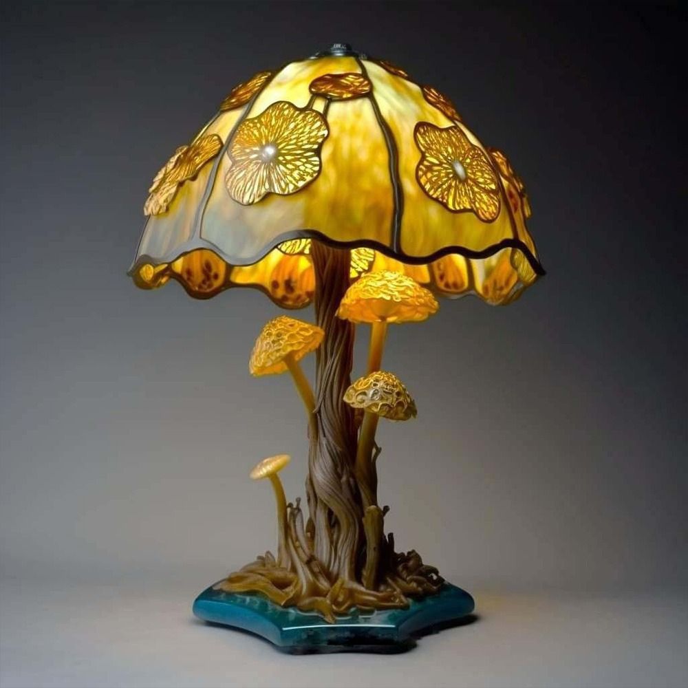 고품질 미적 디자인 테이블 램프, 차분한 조명, 식물  - Mushroom Table Lamp 리뷰 및 가격