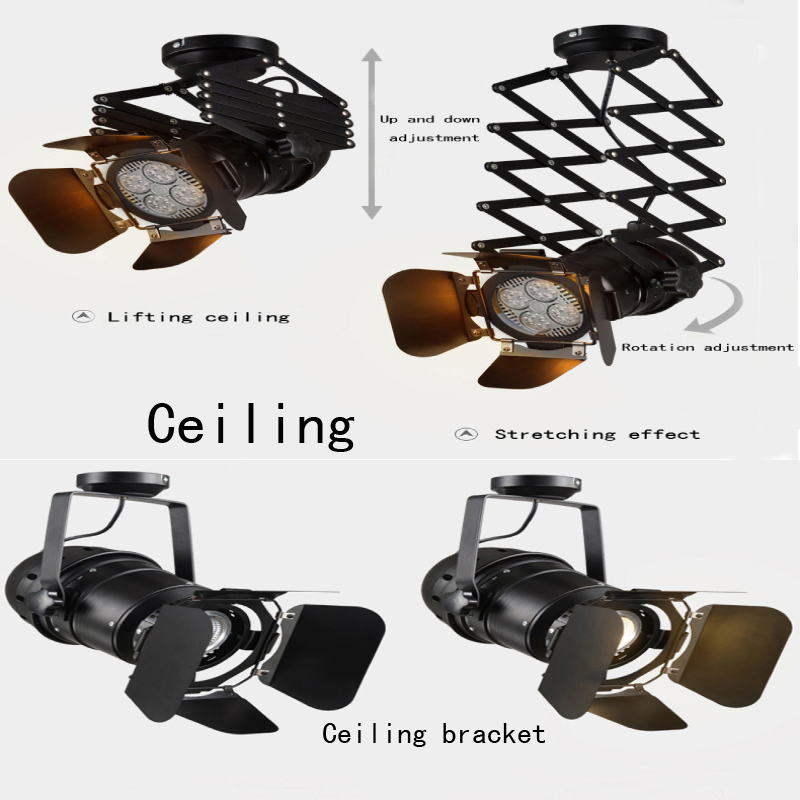 현대 LED 샹들리에 사진 스튜디오 샹들리에 산업 바람 - Lighting Room Decor Photo 리뷰 및 가격