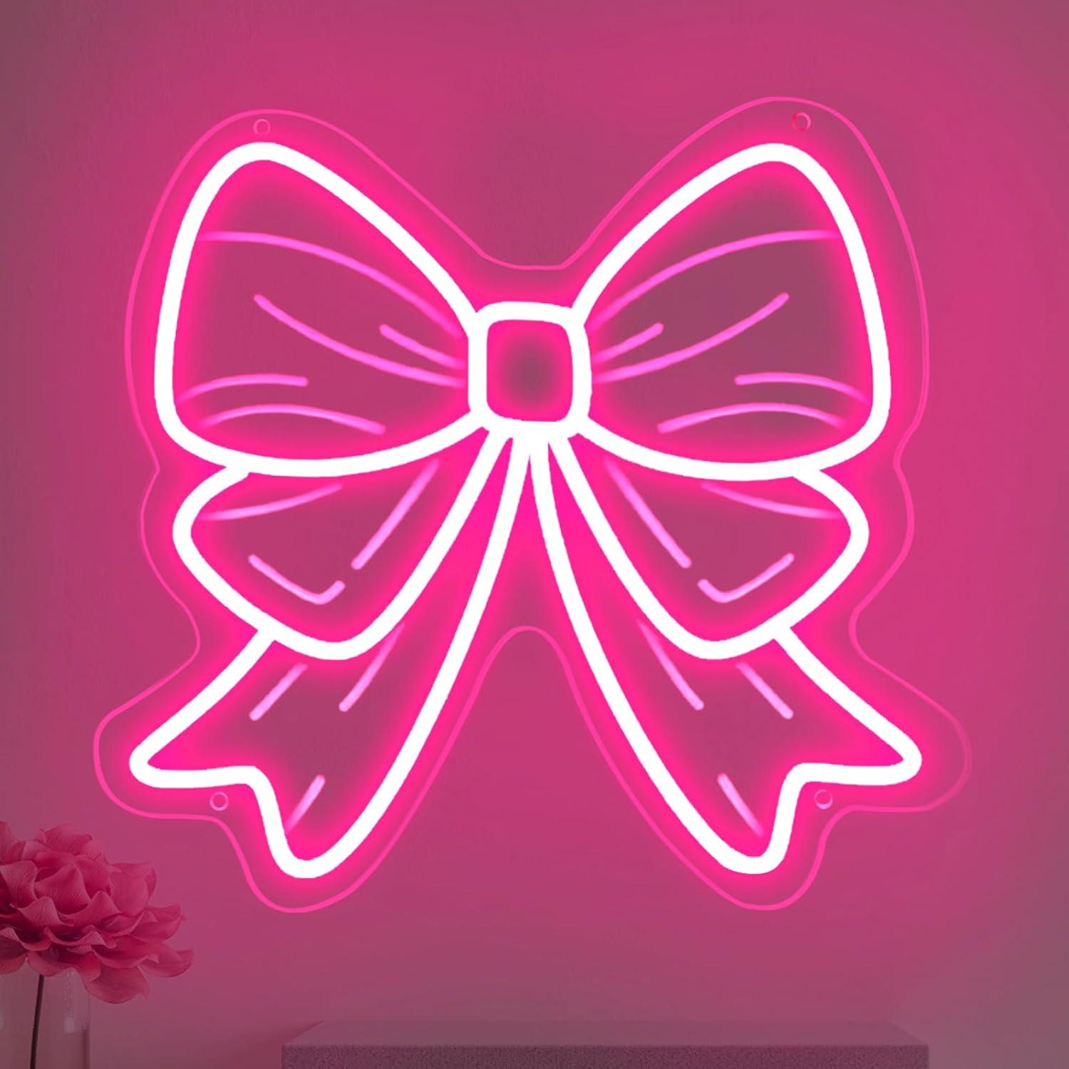 보우 네온사인 USB 디머블 LED 네온 조명, 소녀방 - Elegant Decor & Lighting Llc 리뷰 및 가격