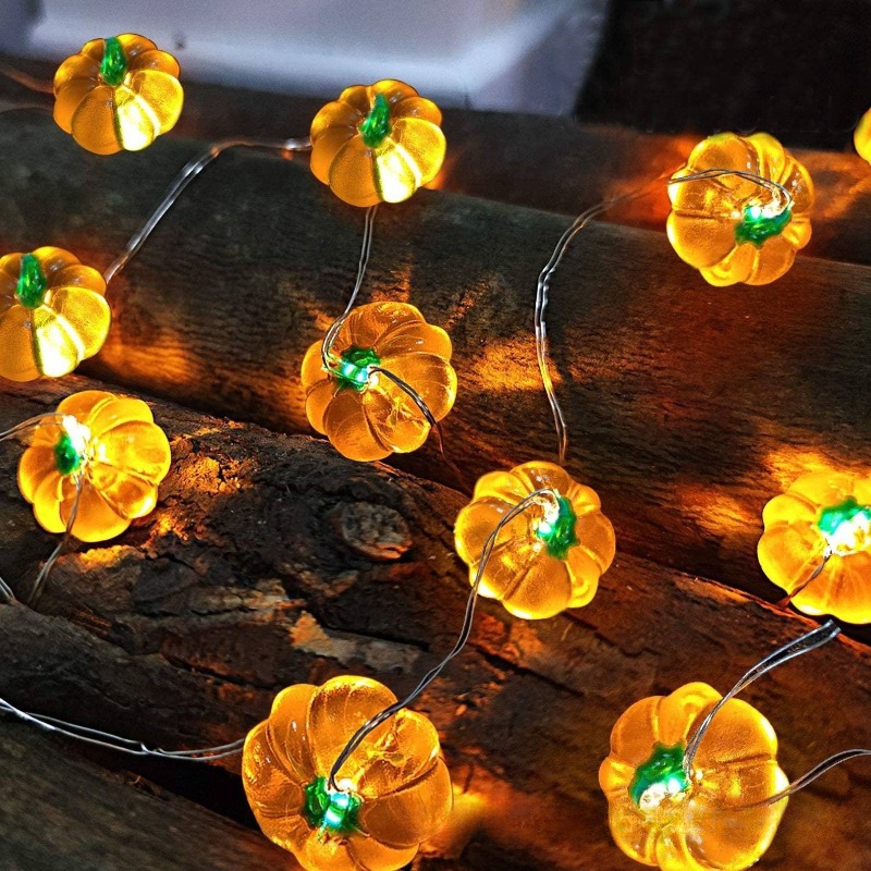 할로윈 호박 조명 줄 1M 10 LED 호박 스트링 라 - Home Decor Lighting Tricks 리뷰 및 가격