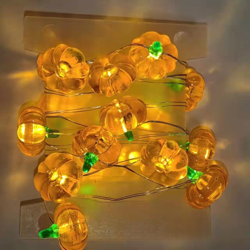 할로윈 호박 조명 줄 1M 10 LED 호박 스트링 라 - Home Decor Lighting Tricks 리뷰 및 가격