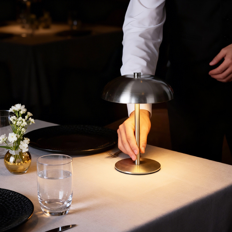귀여운 버섯 모양 테이블 램프, 터치 컨트롤 3색 조광 - Mushroom Table Lamp 리뷰 및 가격