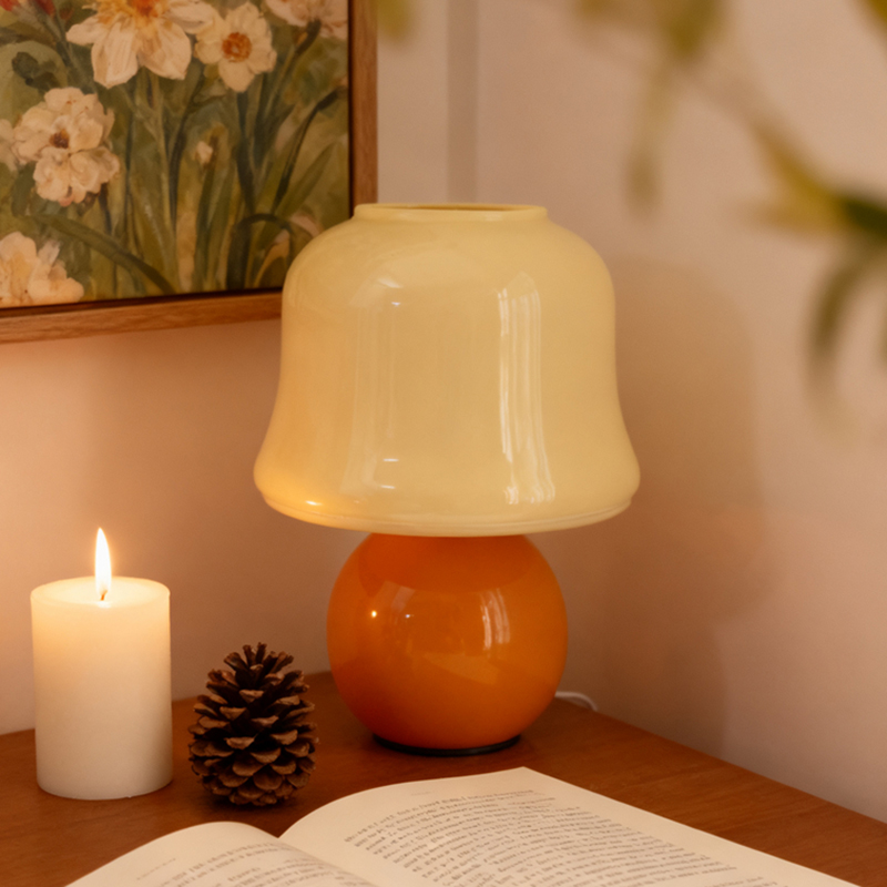 모던 미니멀리스트 버섯 모양 데스크 램프 홈 아트 무드 - Mushroom Table Lamp 리뷰 및 가격