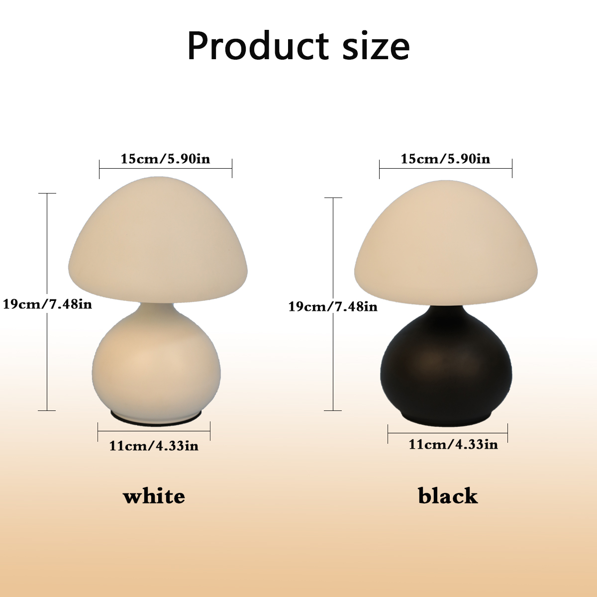 미니 버섯 모양 침대 옆 램프 터치 센서 야간 조명 부 - Mushroom Table Lamp 리뷰 및 가격