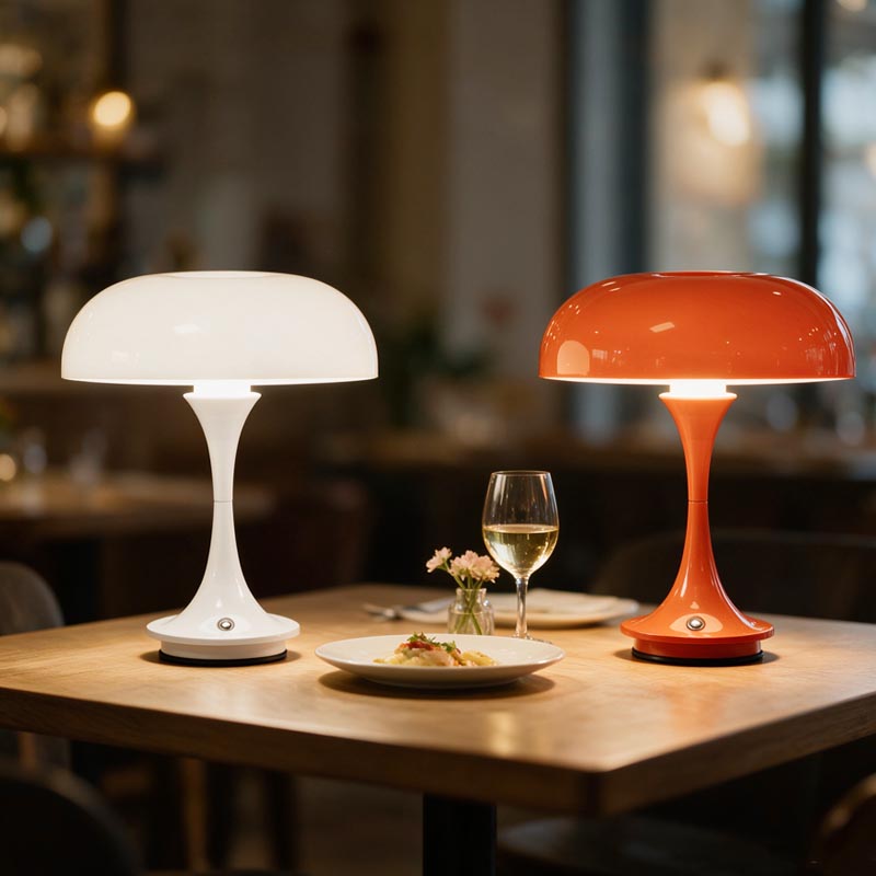 레트로 버섯 모양 테이블 램프, 충전식 침실 침대 옆  - Mushroom Table Lamp 리뷰 및 가격