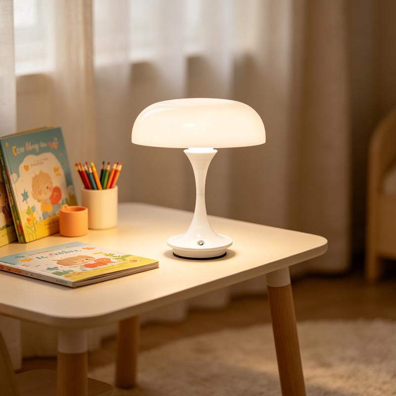 레트로 버섯 모양 테이블 램프, 충전식 침실 침대 옆  - Mushroom Table Lamp 리뷰 및 가격